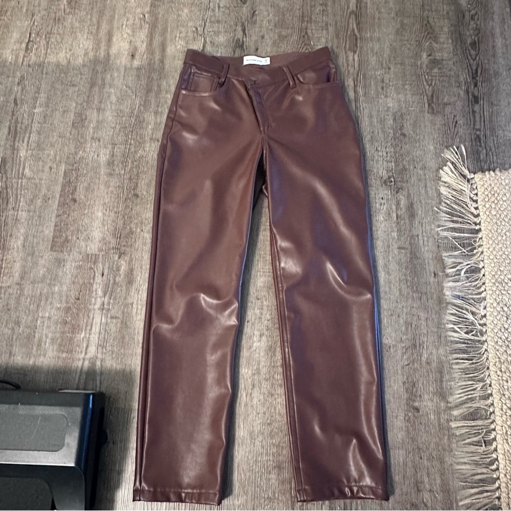 Abercrombie and Fitch Leather Pant